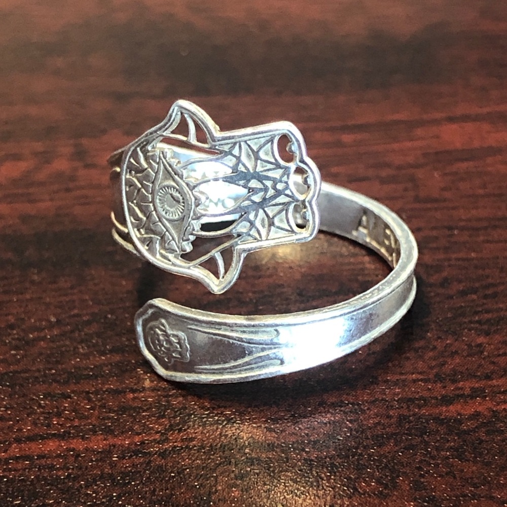 Alex and Ani hand of Fatima ring